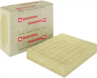 Hornbach ROCKWOOL Steenwol RockFit Duo 1000 x 800 x 100 mm Rd: 2.85 aanbieding