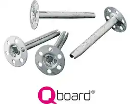 Hornbach QBOARD Metalen inslagpen 80 mm, pak 10 stuks aanbieding