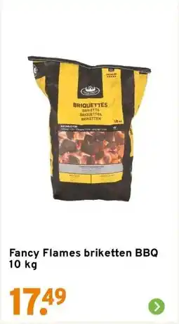 GAMMA Fancy Flames briketten BBQ 10 kg aanbieding