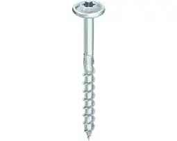 Hornbach HECO Topix-Plus Universele schroef 8,0x160 mm tellerkop Torx T40 deeldraad blauw verzinkt, 50 stuks aanbieding