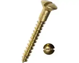 Hornbach DRESSELHAUS Houtschroef lenskop sleuf 3x20 mm DIN 95 messing, 200 stuks aanbieding