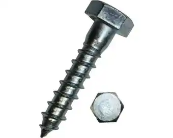 Hornbach DRESSELHAUS Houtdraadbout zeskant 8x50 mm DIN 571 galv. verzinkt, 100 stuks aanbieding