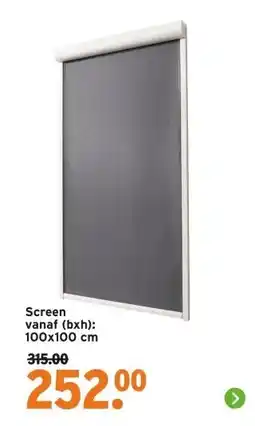 GAMMA Screen vanaf (bxh): 100x100 cm aanbieding