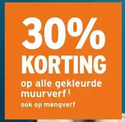 GAMMA Op alle gekleurde muurverf aanbieding