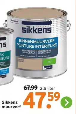 GAMMA Sikkens muurverf aanbieding