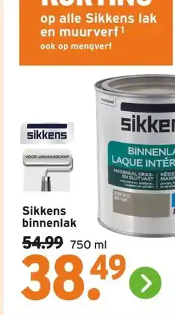GAMMA Sikkens binnenlak aanbieding