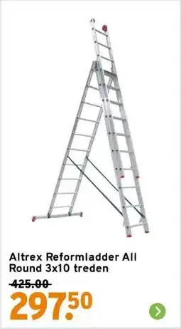 GAMMA Altrex Reformladder All Round 3x10 treden aanbieding
