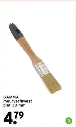 GAMMA GAMMA muurverfkwast plat aanbieding