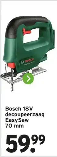 GAMMA Bosch 18V decoupeerzaag Easy Saw 70 mm aanbieding
