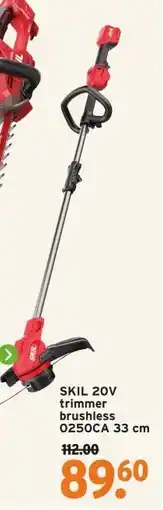 GAMMA SKIL 20V trimmer brushless 0250CA 33 cm aanbieding
