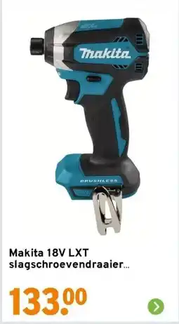 GAMMA Makita 18V LXT slagschroevendraaier DTD153Z (zonder accu) aanbieding