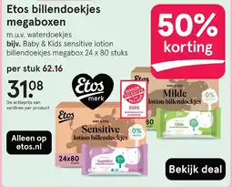 Etos Etos billendoekjes megaboxen aanbieding
