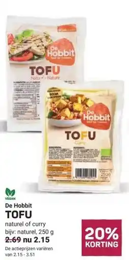Ekoplaza De Hobbit TOFU aanbieding
