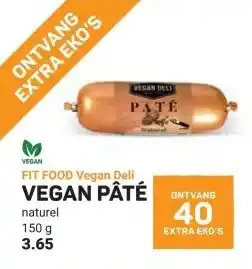 Ekoplaza VEGAN PÂTÉ aanbieding