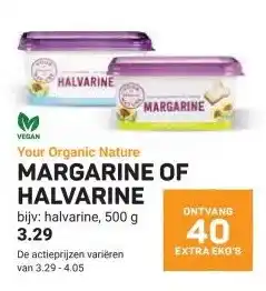 Ekoplaza MARGARINE OF HALVARINE aanbieding
