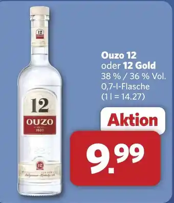 Combi Ouzo 12 oder 12 Gold aanbieding