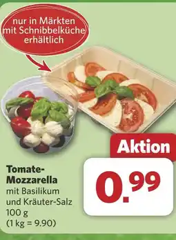 Combi Tomate- Mozzarella aanbieding