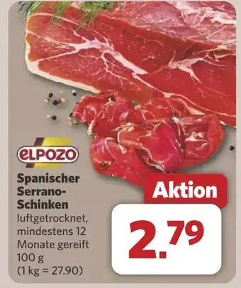 Combi Spanischer Serrano- Schinken aanbieding