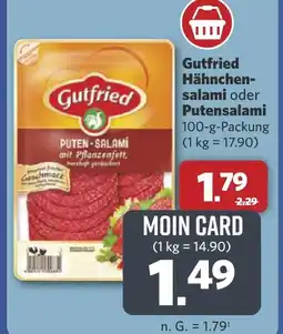 Combi Gutfried Hähnchen- salami oder Putensalami aanbieding