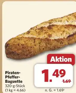 Combi Piraten- Pfeffer- Baguette aanbieding