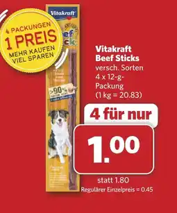 Combi Vitakraft Beef Sticks aanbieding