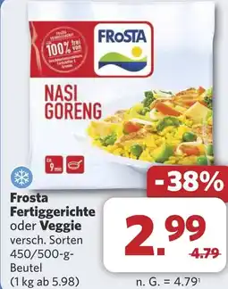Combi Frosta Fertiggerichte oder Veggie aanbieding