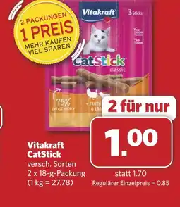 Combi Vitakraft CatStick aanbieding