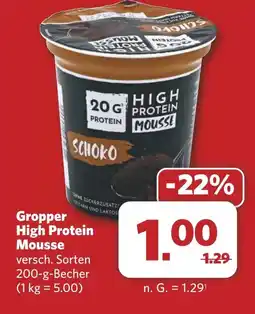 Combi Gropper High Protein Mousse aanbieding
