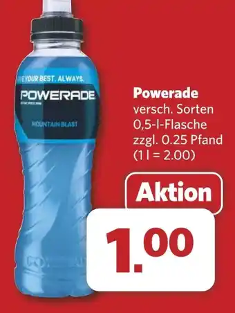 Combi Powerade aanbieding