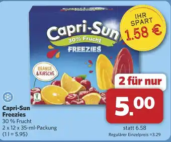 Combi Capri-Sun Freezies aanbieding