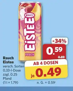 Combi Rauch Eistee aanbieding