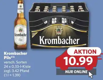 Combi Krombacher Pils** aanbieding