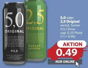 Combi 5,0 oder 2,5 Original aanbieding