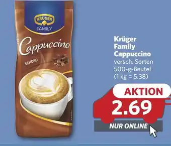 Combi Krüger Family Cappuccino aanbieding