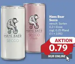 Combi Hans Bear Secco aanbieding
