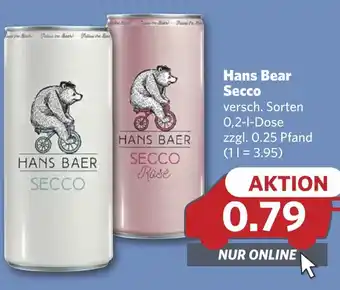 Combi Hans Bear Secco aanbieding