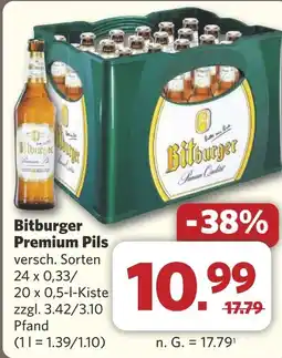 Combi Bitburger Premium Pils aanbieding
