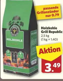 Combi Holzkohle Grill Republic aanbieding