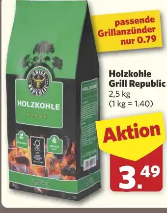 Combi Holzkohle Grill Republic aanbieding