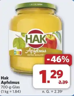Combi Hak Apfelmus 100 aanbieding