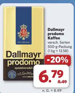 Combi Dallmayr prodomo Kaffee aanbieding