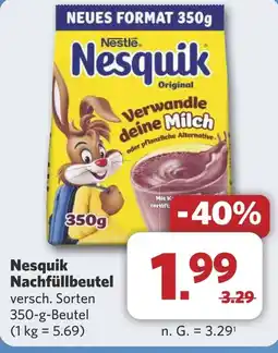 Combi Nesquik Nachfüllbeutel aanbieding