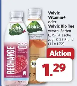 Combi Volvic Vitamin+ oder Volvic Bio Tee aanbieding