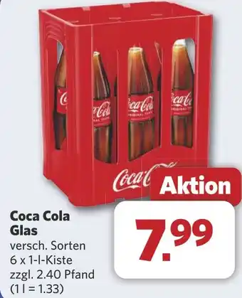Combi Coca Cola Glas aanbieding