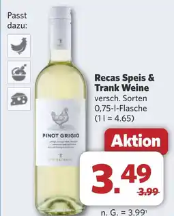 Combi Recas Speis & Trank Weine aanbieding