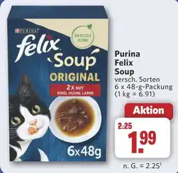 Combi Purina Felix Soup aanbieding