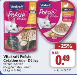 Combi Vitakraft Poésie Création oder Délice aanbieding