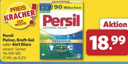 Combi Persil Pulver, Kraft-Gel oder 4in1 Discs aanbieding