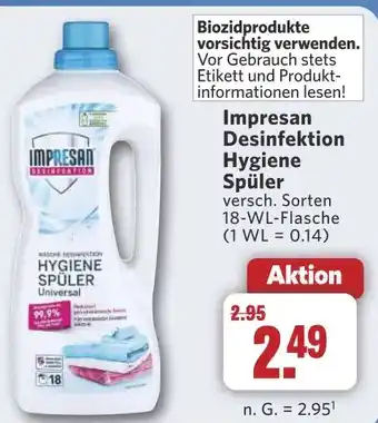 Combi Impresan Desinfektion Hygiene Spüler aanbieding