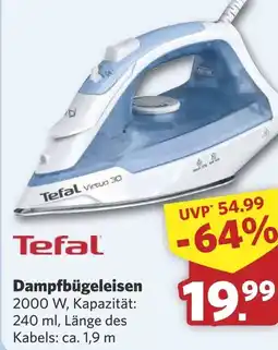 Combi Tefal Dampfbügeleisen aanbieding